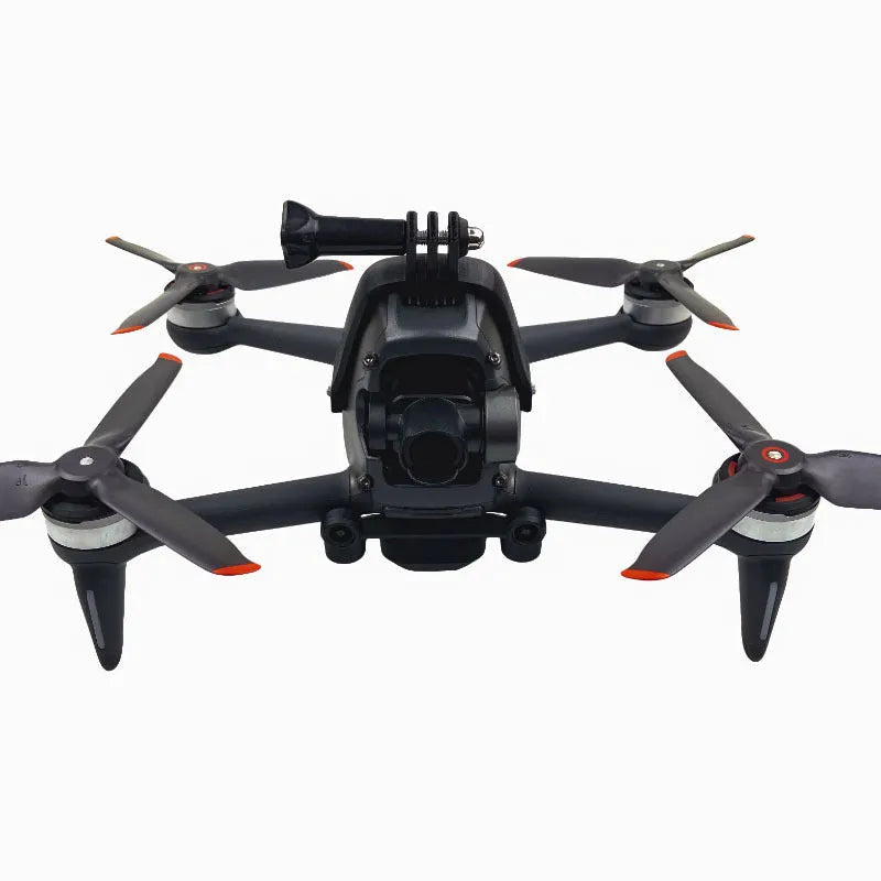 3D printed FPV drone expansion bracket for action cameras with sponge padding