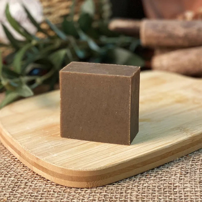 Nine Grass Shampoo Soap 72g silicone oil-free cold process bar