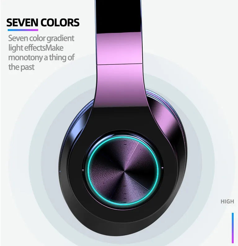 T6 wireless bluetooth headset showing earpiece and charging port