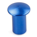 Aluminium alloy handbrake cap for car modification in gold, silver, black, blue, and red colour options.