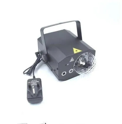 Black and white LED laser projection lamp for stage lighting and entertainment venues with remote control