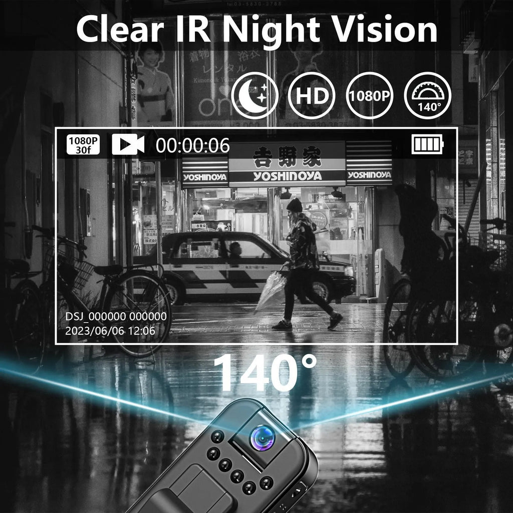 L7 HD home security camera with infrared night vision and wifi connectivity for clear video recording
