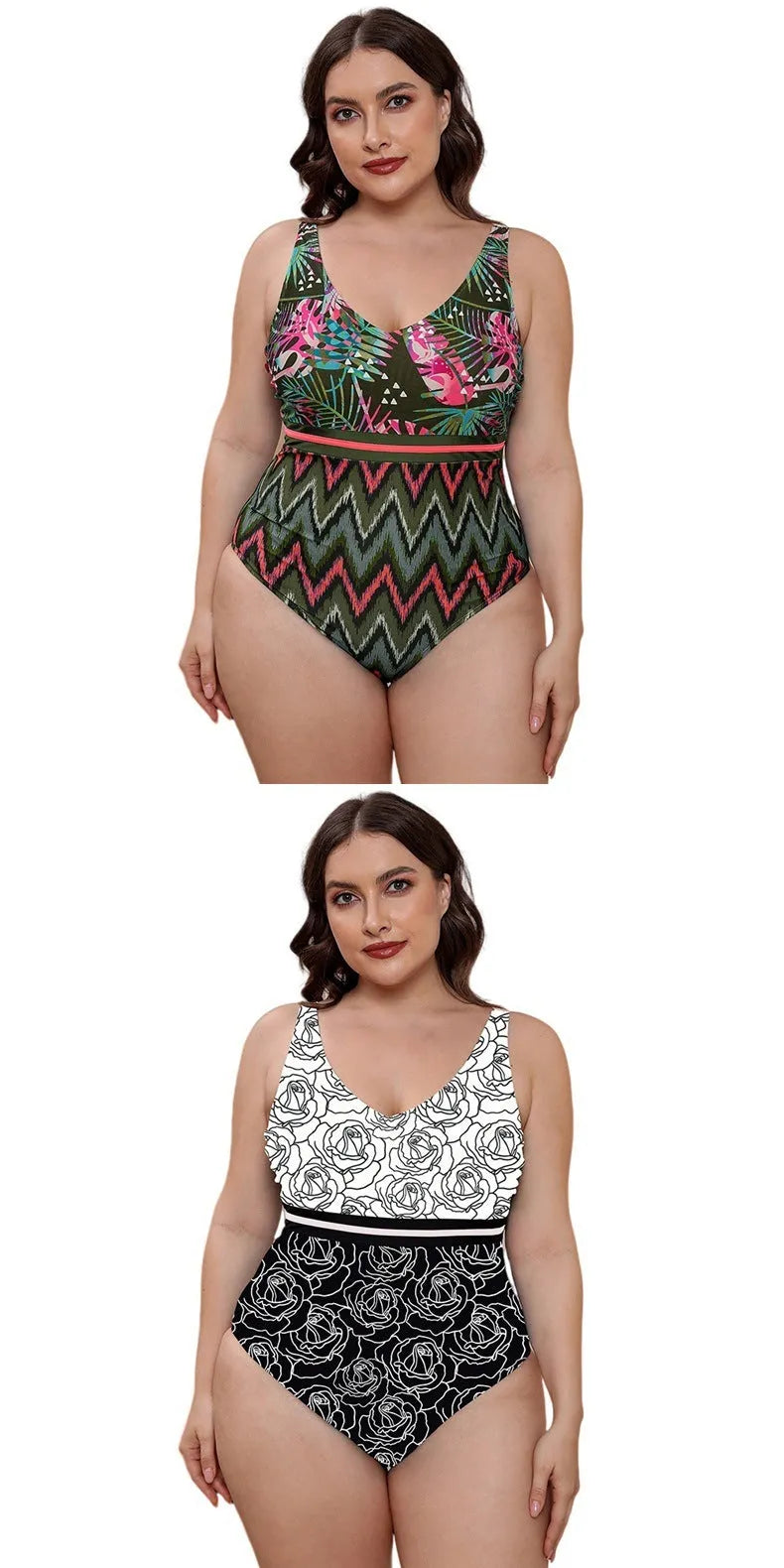 Women's blue striped one-piece vest swimsuit with spaghetti straps on a mannequin.