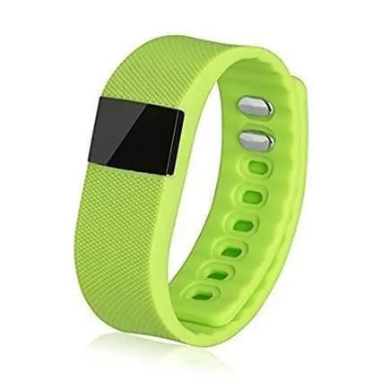 Ordinary bracelet pedometer for step distance calorie time tracking in plastic ABS black colour 20mm x 240mm