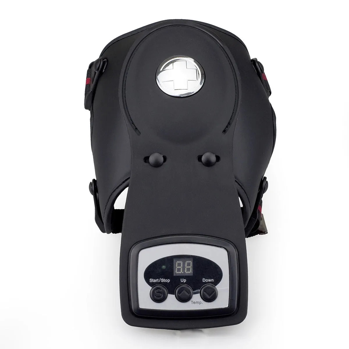 Infrared knee massager with adjustable temperature control and knee shoulder pads