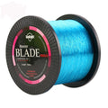 Seaknight1000 M spool of nylon fishing line showing colour choice and diameter size label.