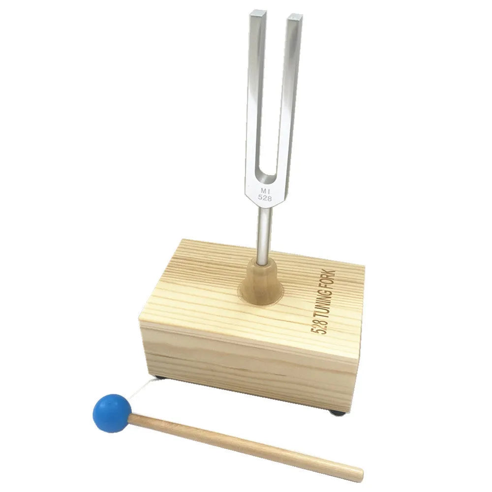 432Hz aluminium alloy tuning fork with speaker in kraft paper box
