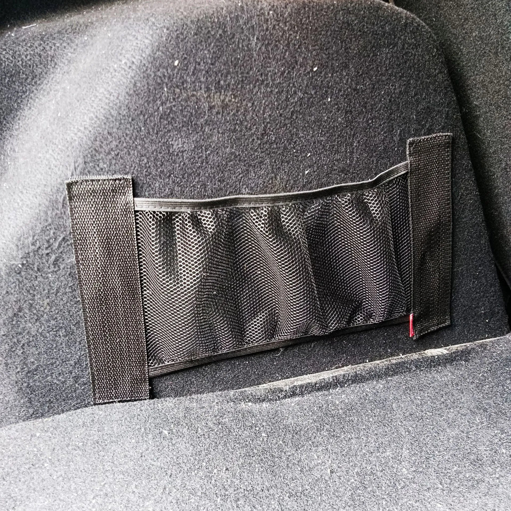 Elastic polyester car boot storage organiser net in 20x35cm and 20x45cm sizes