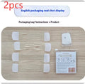 V27 skin tone neck pattern lifting sling with 20 firming adhesive patches on white background