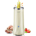 Beige multifunctional mini breakfast machine with compact design and automatic operation