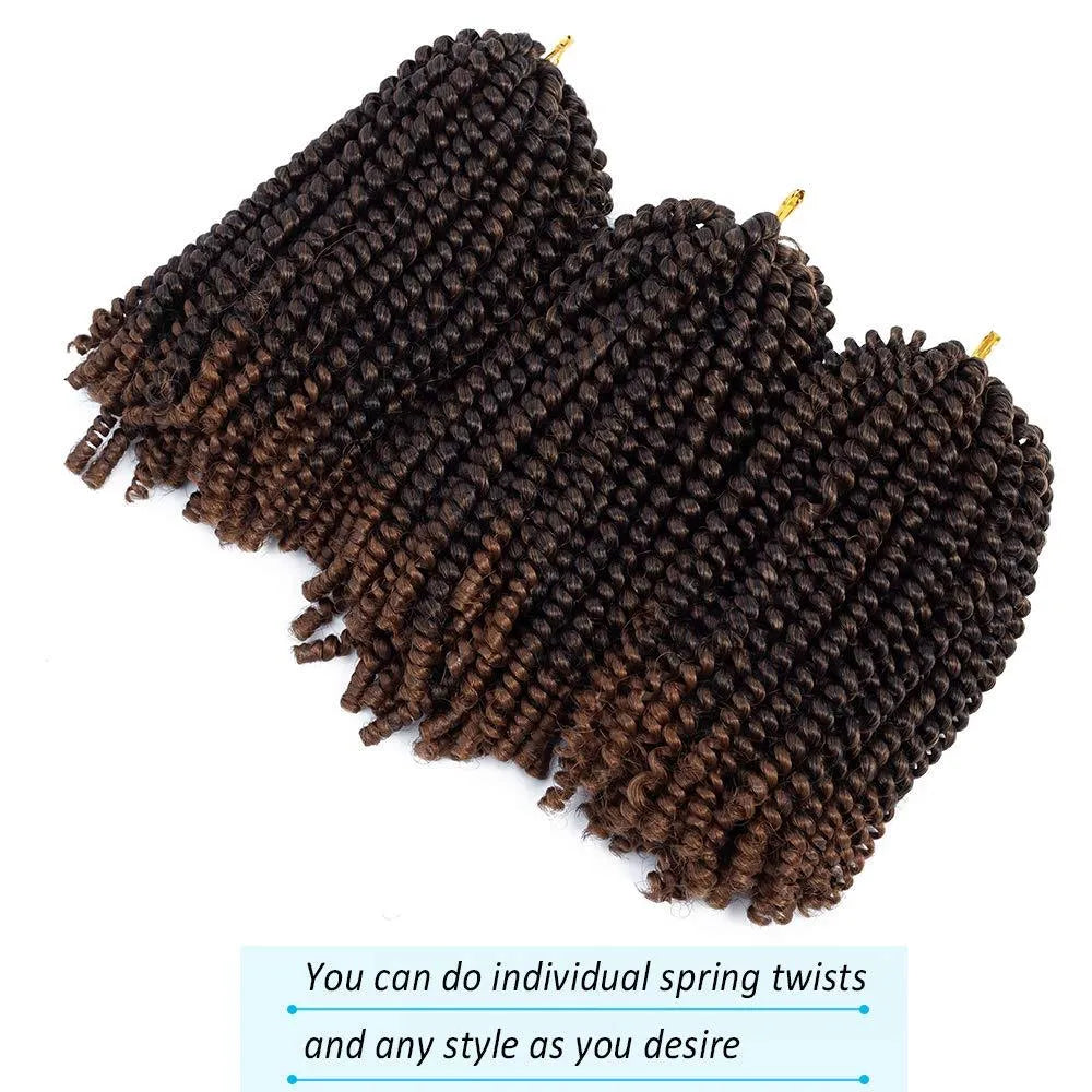 Close-up of 30 chemical fibre low temperature springs in assorted colours, each 20cm long, in an OPP ziplock bag
