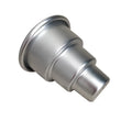 Mini three-layer aluminum alloy cake mold set in silver with large medium and small sizes for fondant cake forming