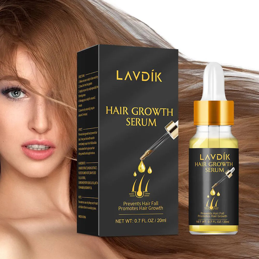 20ml bottle of hair growth essence oil with ginger and ginseng extract for damaged hair repair