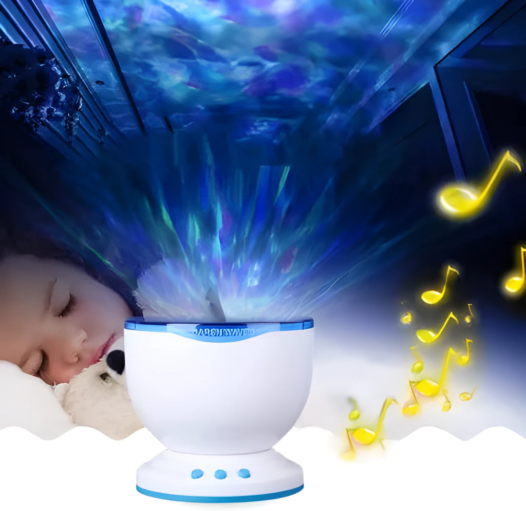 Blue ocean projection lamp with DLP technology for children's visual activities