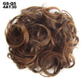 Synthetic wavy curly messy hair bun for women, 12cm diameter, thick hair style, available in multiple colours
