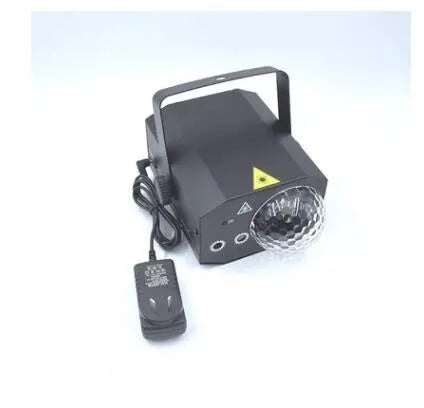 Black and white LED laser projection lamp for stage lighting and entertainment venues with remote control