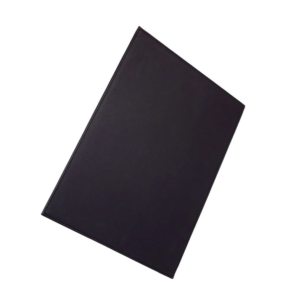 Anti-radiation tablet pad in multiple colours on a desk next to a tablet