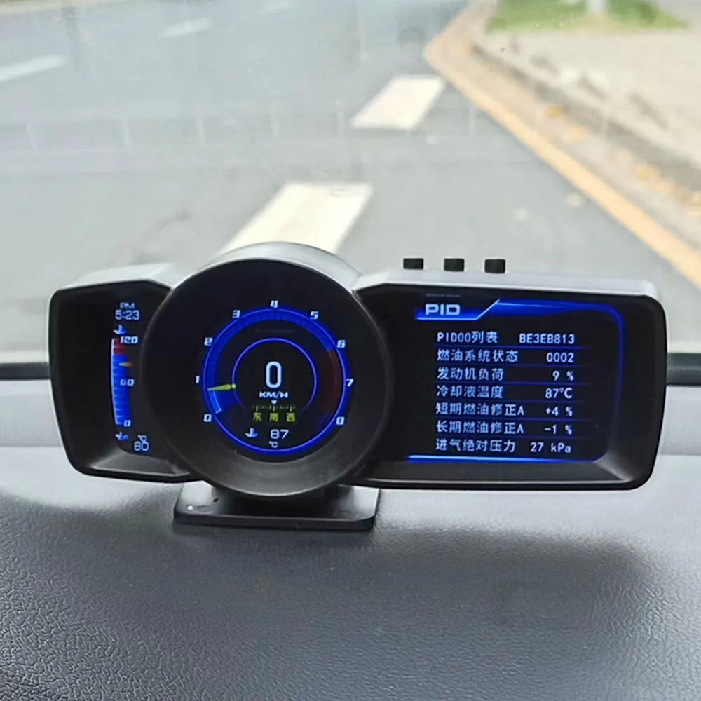 A600 OBDII monitor driving computer with TFT display and GPS BeiDou system