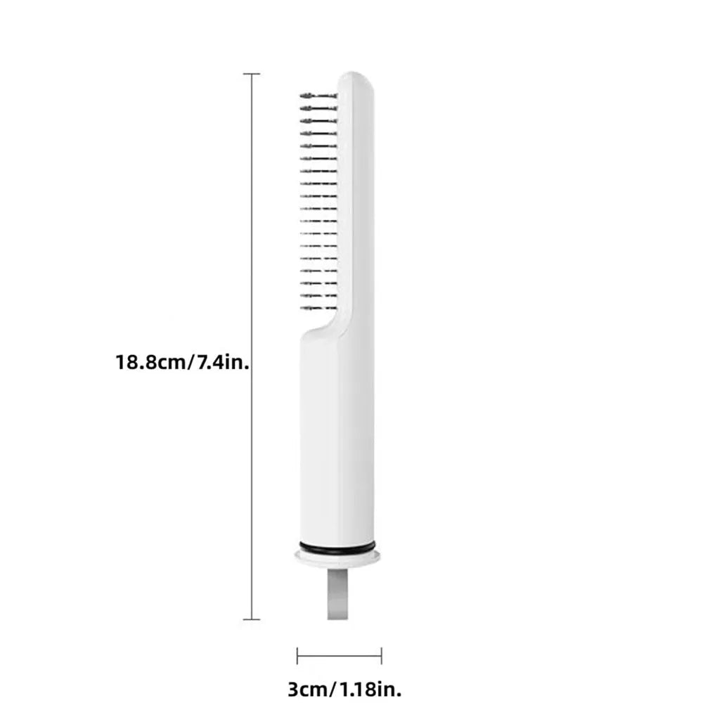 Stainless steel dematting comb with user-friendly handle for removing knots from dog hair