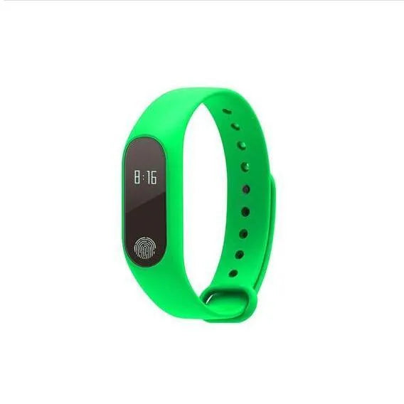 A motion intelligent hand ring in multiple colours on a wrist, showing heart rate monitoring and Bluetooth connectivity.