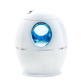 White columnar household mute air disinfection humidifier with USB power and mechanical controls