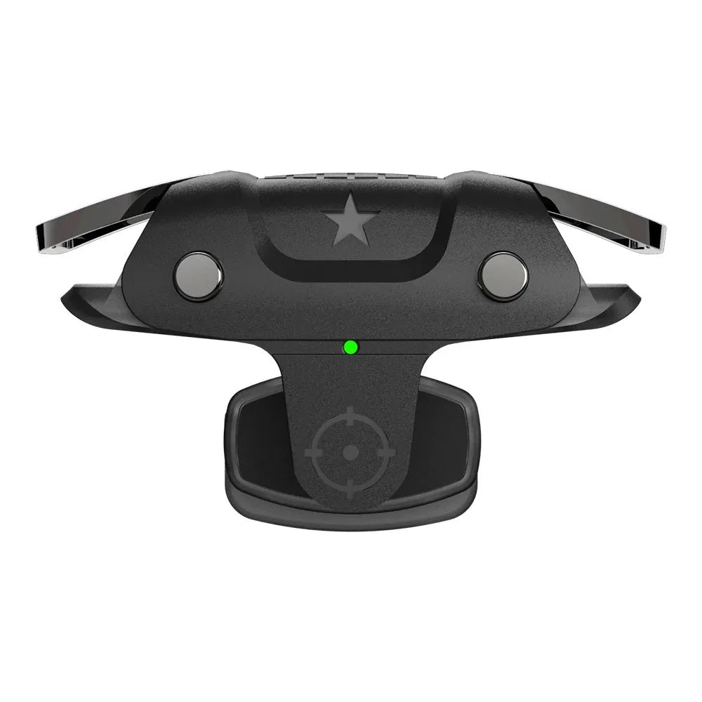 Black F5 mobile game controller with compact 5cm design for smartphone gaming