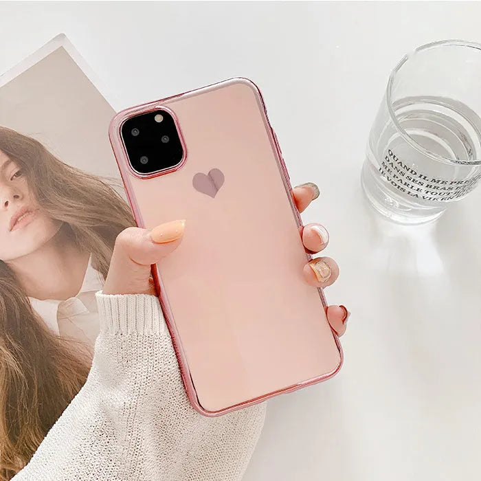 Solid colour TPU phone case for iPhone models showing precise camera and port cutouts