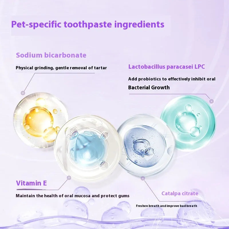 Pet toothbrush pen for dog and cat teeth whitening and tartar removal, 5ml liquid solution
