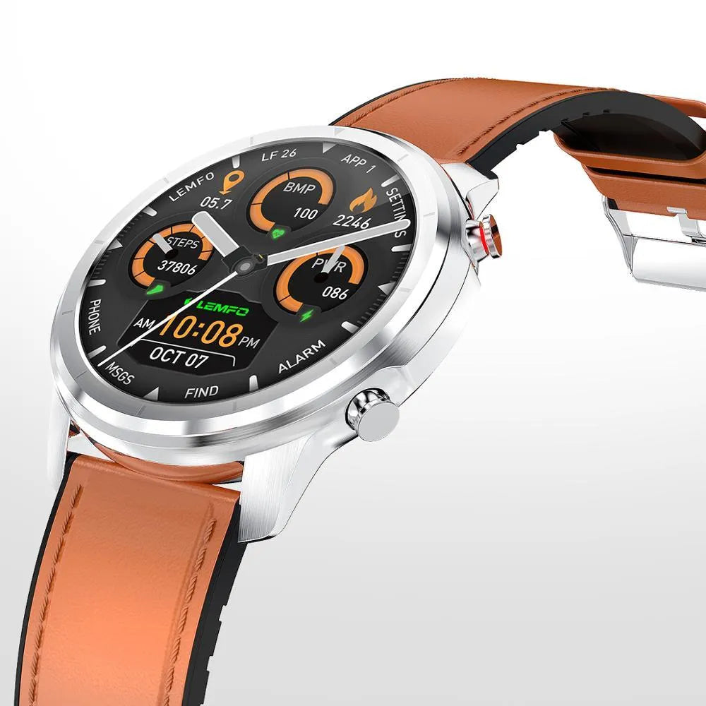 LEMFO LF26 smart bracelet smartwatch showing 1.3-inch screen in various colour options