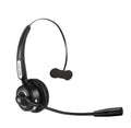 Bluetooth headset with microphone for truck drivers and office use featuring noise cancellation