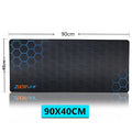 Custom cute cartoon silk cloth natural rubber extended mouse pad with waterproof coating, large 900x400mm size