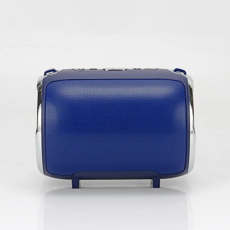 Portable metal-shell 2.1 subwoofer Bluetooth speaker with card reader and FM radio