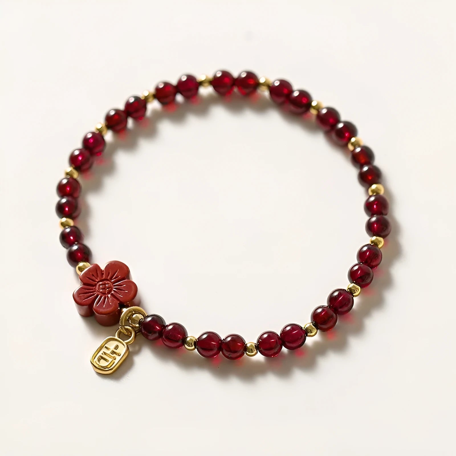 Natural freshwater pearl bracelet with crystal geometric design on braided rope, women's simple style