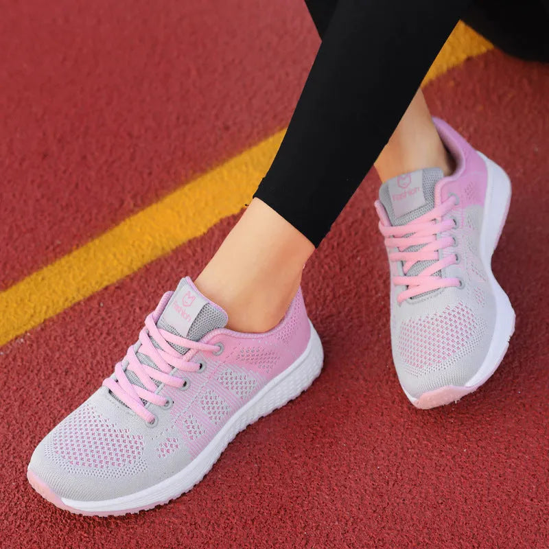Women's white high-top casual shoes with back lacing and a PU upper.