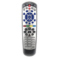 Black DISH Network universal remote control with flat design, compatible with satellite receiver code 20.1.