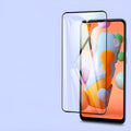 Samsung A11 full screen tempered glass protector with 2.5D arc edge and 9H hardness