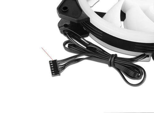 12cm camouflage pattern computer chassis fan with RGB lighting and hydraulic bearing