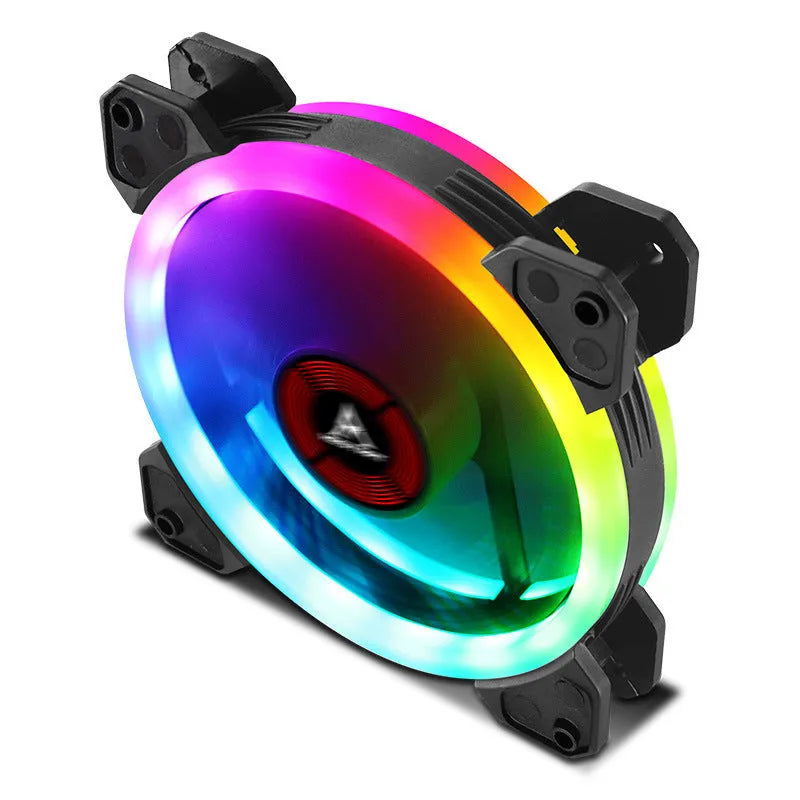 12cm camouflage pattern computer chassis fan with RGB lighting and hydraulic bearing