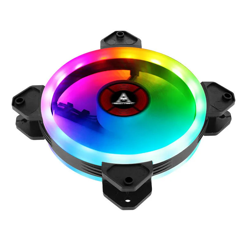 12cm camouflage pattern computer chassis fan with RGB lighting and hydraulic bearing