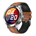 Smart sports bracelet with circular IPS screen on silicone wristband for sleep and activity tracking