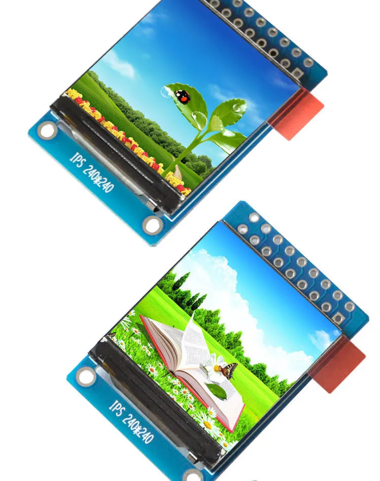 1.3 inch 240x240 IPS LCD display module with ST7789 chip and 18-pin connector