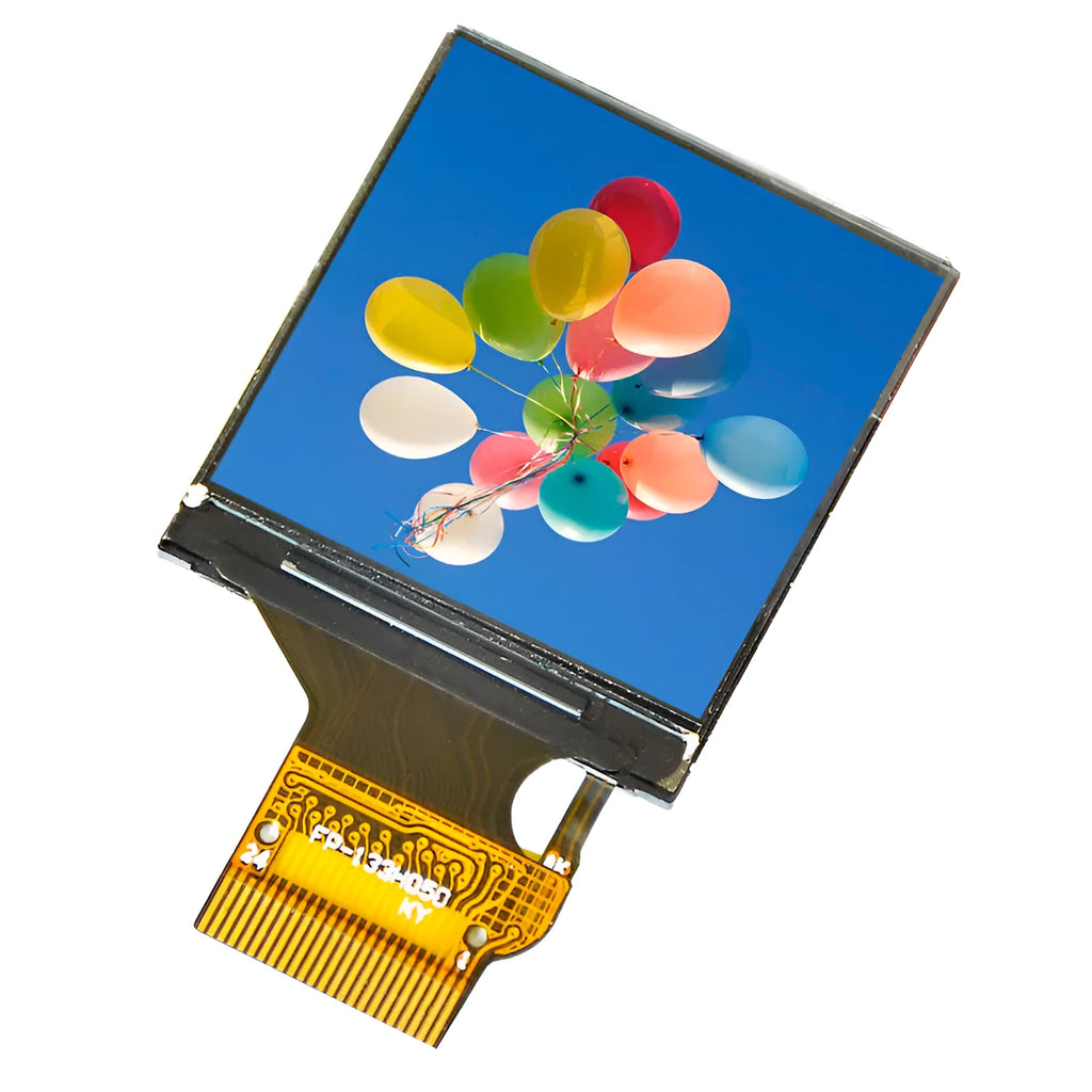 1.3 inch 240x240 IPS LCD display module with ST7789 chip and 18-pin connector