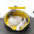 Washable black or green cloth pet kennel for cats and dogs shown in small, medium, and large sizes.