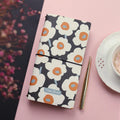 Small fresh hand account book notebook with simple soft cover in TN style, colour option shown