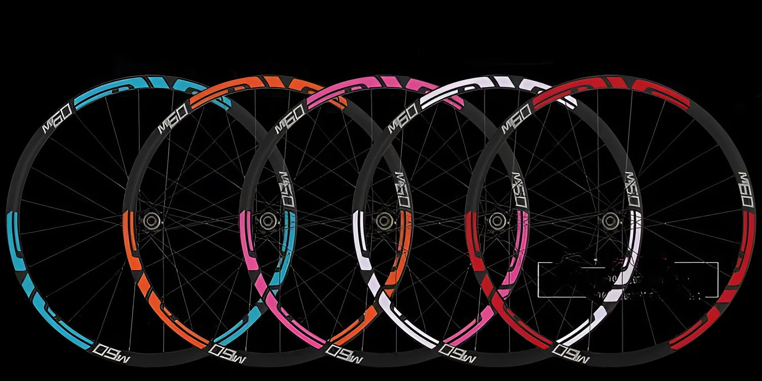 Mountain bike reflective sticker in square shape with PVC and reflective film, available in multiple sizes and colours