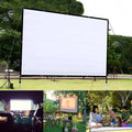 150 inch white polyester folding projection screen with 4:3 aspect ratio
