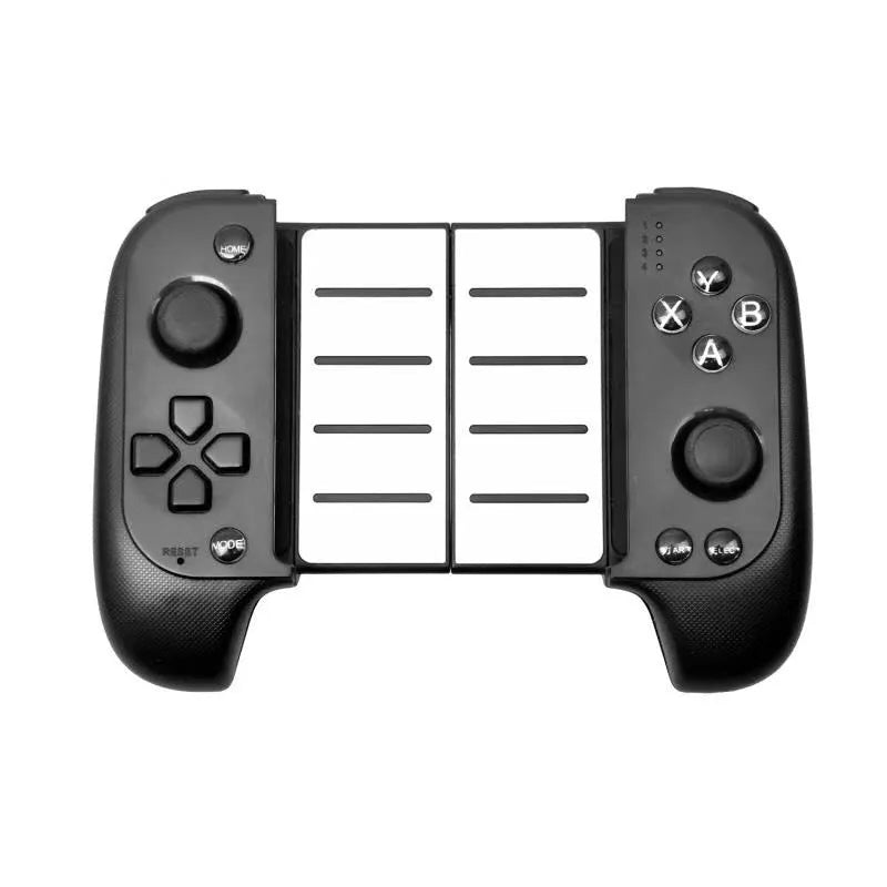 Cytec black and red blue wireless telescopic Bluetooth game controller extended holding a smartphone