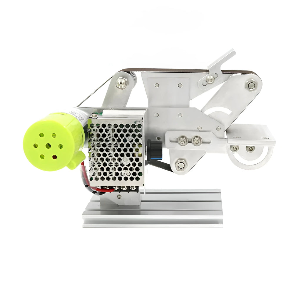 895 model desktop belt sharpening machine with fixed-angle grinding head and speed control