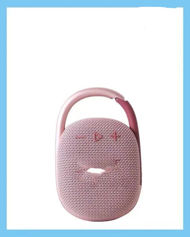 4th generation mini portable Bluetooth speaker in one of six colours: black, blue, green, pink, red, or silver grey.