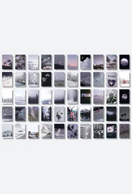 Ye Mipu Japanese paper stickers 4x6cm 50 patterns hand account collage small fresh decoration